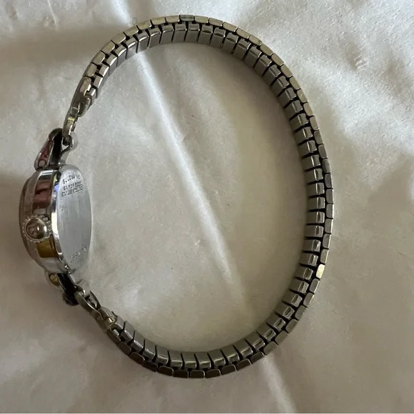 Bulova Women Vintage Watch stretch Band marked 10k RGP N0 Z55070 - Picture 3 of 9